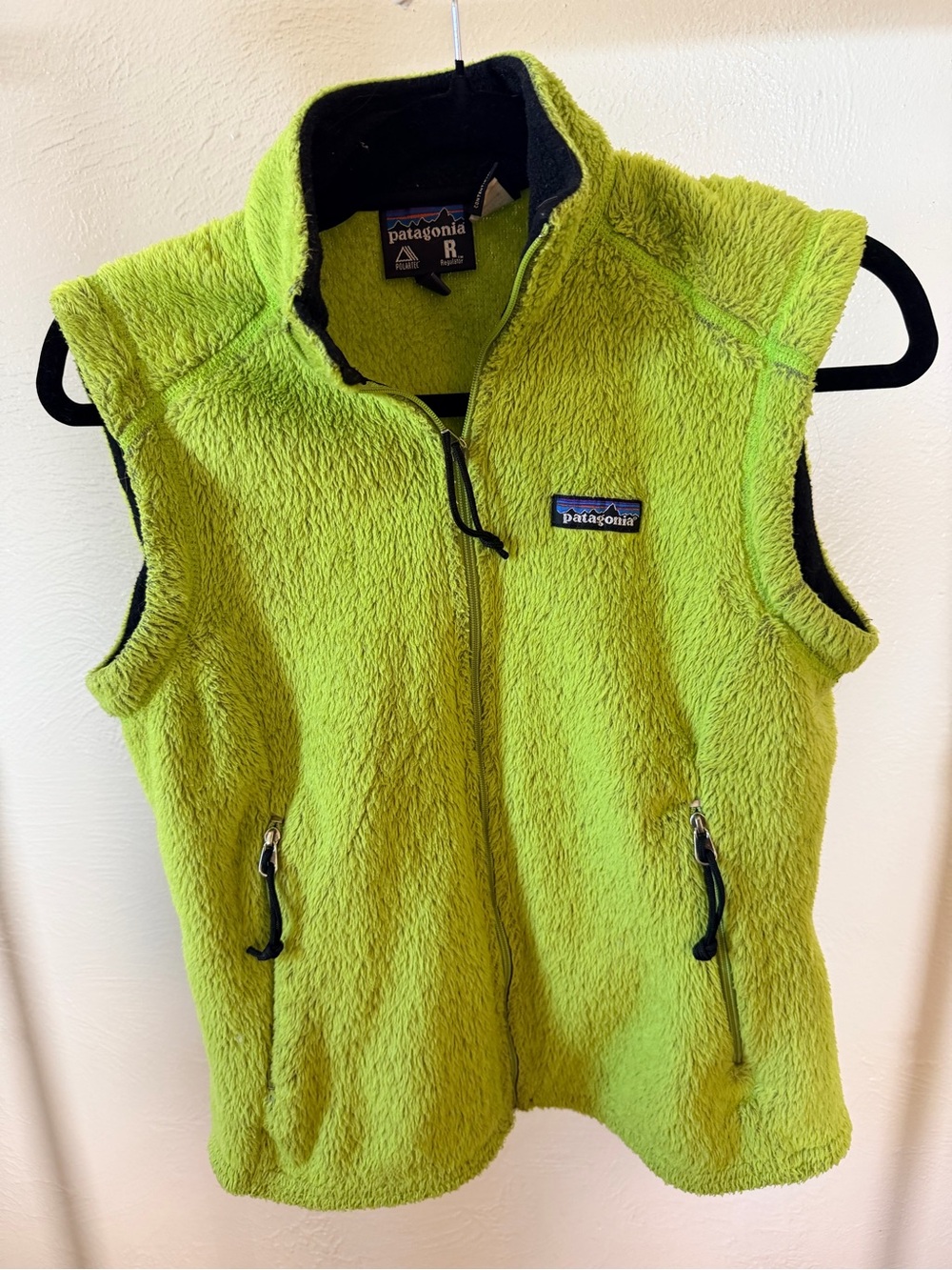 Vintage Patagonia Worn Wear Regulator Polartec women's fleece vest‎ Size Medium